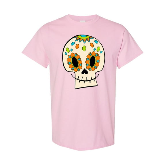 Inktastic Smiling Sugar Skull for Day of the Dead T-Shirt