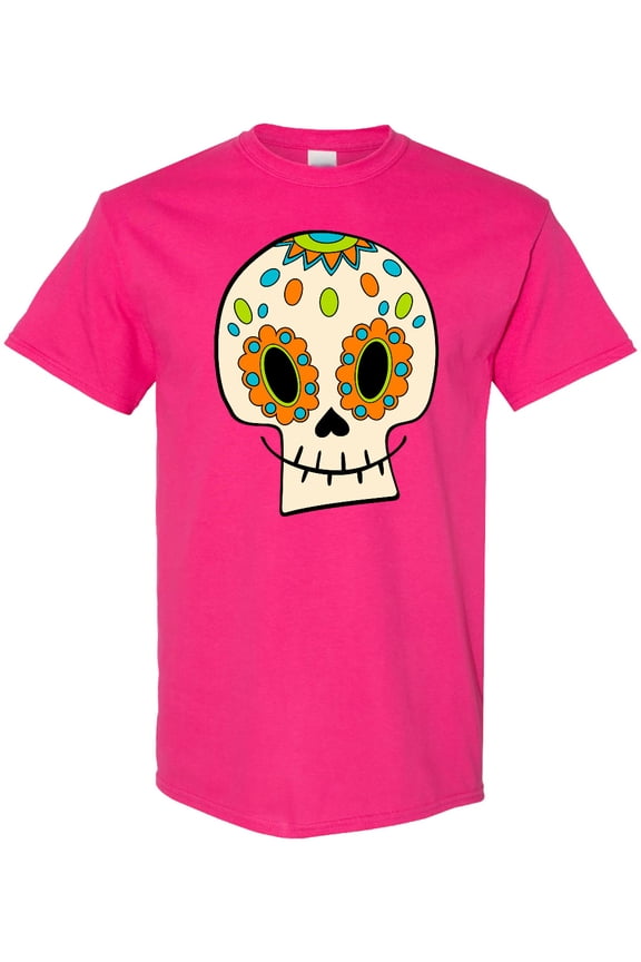 Smiling Sugar Skull for Day of the Dead T-Shirt
