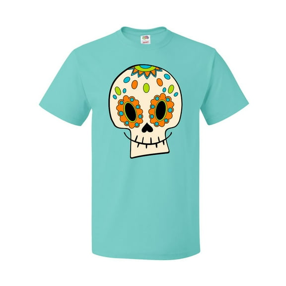 Inktastic Smiling Sugar Skull for Day of the Dead T-Shirt
