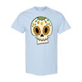 thumbnail image 1 of Inktastic Smiling Sugar Skull for Day of the Dead T-Shirt, 1 of 5