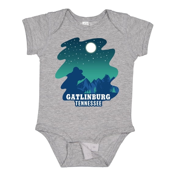 Inktastic Smoky Mountains Gatlinburg Tennessee with Bear Boys or Girls Baby Bodysuit