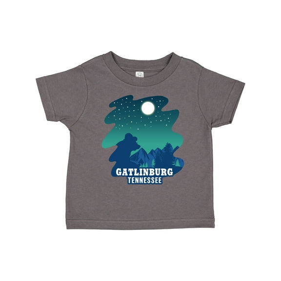 Inktastic Smoky Mountains Gatlinburg Tennessee with Bear Boys or Girls Toddler T-Shirt