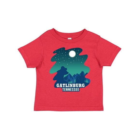 Inktastic Smoky Mountains Gatlinburg Tennessee with Bear Boys or Girls Toddler T-Shirt