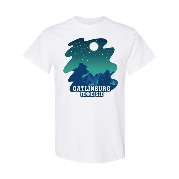Inktastic Smoky Mountains Gatlinburg Tennessee with Bear T-Shirt