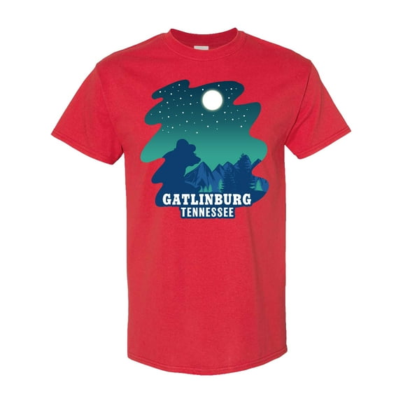Inktastic Smoky Mountains Gatlinburg Tennessee with Bear T-Shirt