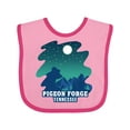 thumbnail image 1 of Inktastic Smoky Mountains Pigeon Forge Tennessee with Bear Boys or Girls Baby Bib, 1 of 4