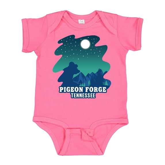 Inktastic Smoky Mountains Pigeon Forge Tennessee with Bear Boys or Girls Baby Bodysuit