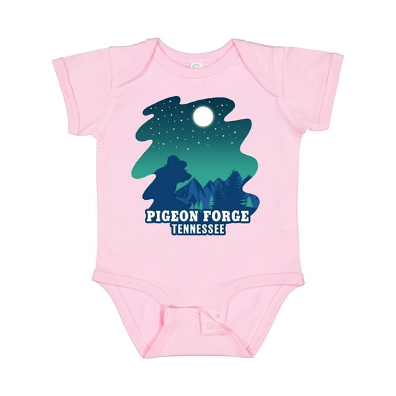 Inktastic Smoky Mountains Pigeon Forge Tennessee with Bear Boys or Girls Baby Bodysuit