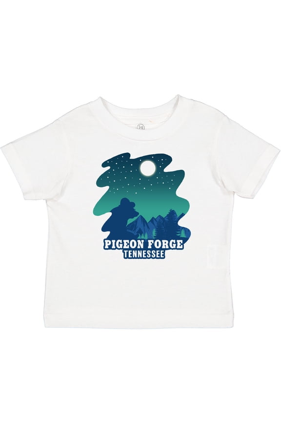 Smoky Mountains Pigeon Forge Tennessee with Bear Boys or Girls Baby T-Shirt