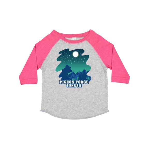 Inktastic Smoky Mountains Pigeon Forge Tennessee with Bear Boys or Girls Toddler T-Shirt