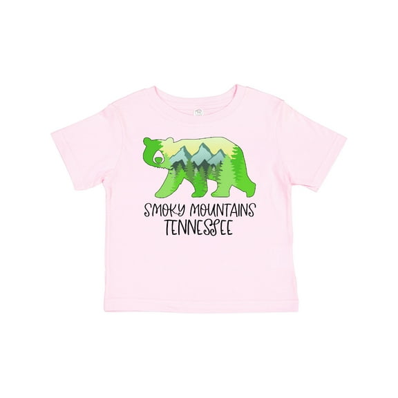 Inktastic Smoky Mountains, Tennessee Mountains and Bear Shape Boys or Girls Baby T-Shirt
