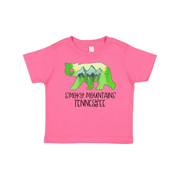 Inktastic Smoky Mountains, Tennessee Mountains and Bear Shape Boys or Girls Baby T-Shirt