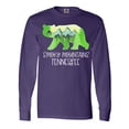thumbnail image 1 of Inktastic Smoky Mountains, Tennessee- Mountains and Bear Shape Long Sleeve T-Shirt, 1 of 5