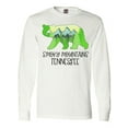 thumbnail image 1 of Inktastic Smoky Mountains, Tennessee- Mountains and Bear Shape Long Sleeve T-Shirt, 1 of 5