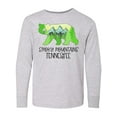 thumbnail image 1 of Inktastic Smoky Mountains, Tennessee- Mountains and Bear Shape Long Sleeve Youth T-Shirt, 1 of 5