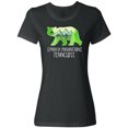 thumbnail image 1 of Inktastic Smoky Mountains, Tennessee- Mountains and Bear Shape Women's T-Shirt, 1 of 5