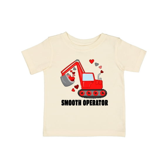 Inktastic Smooth Operator Funny Valentine Construction Boys or Girls Baby T-Shirt