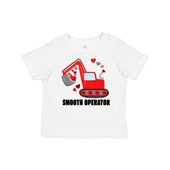 Inktastic Smooth Operator Funny Valentine Construction Boys or Girls Baby T-Shirt
