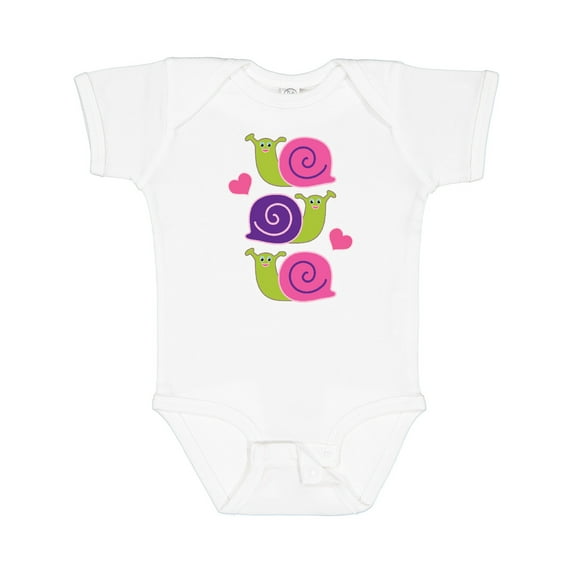 Inktastic Snail Lover Girl Garden Snails Girls Baby Bodysuit