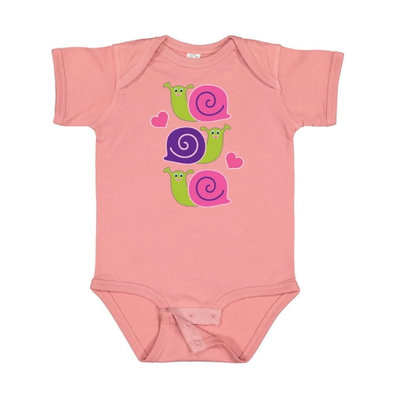 Inktastic Snail Lover Girl Garden Snails Girls Baby Bodysuit