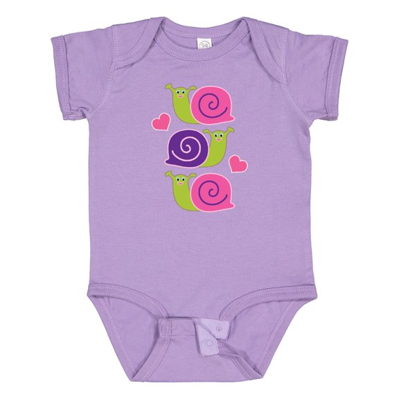 Inktastic Snail Lover Girl Garden Snails Girls Baby Bodysuit