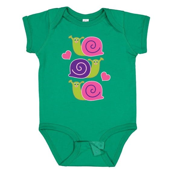 Inktastic Snail Lover Girl Garden Snails Girls Baby Bodysuit