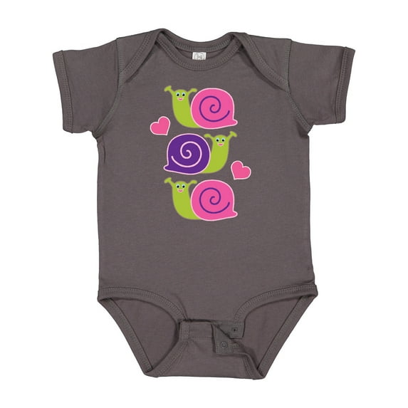 Inktastic Snail Lover Girl Garden Snails Girls Baby Bodysuit