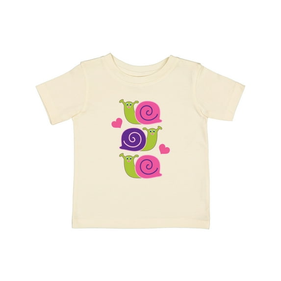 Inktastic Snail Lover Girl Garden Snails Girls Baby T-Shirt
