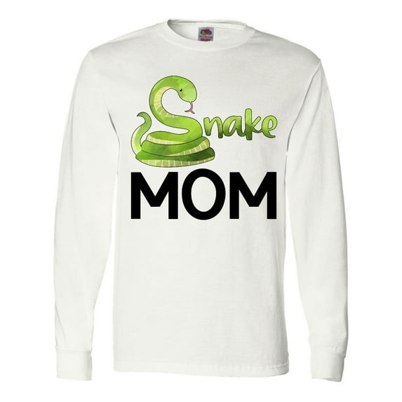 Inktastic Snake Mom- Cute Long Sleeve T-Shirt