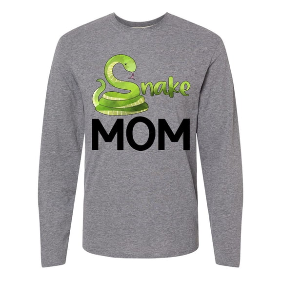 Inktastic Snake Mom- Cute Long Sleeve T-Shirt