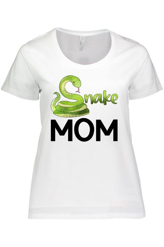 Snake Mom- Cute Women's Plus Size T-Shirt