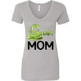 thumbnail image 1 of Inktastic Snake Mom Cute Women's V-Neck T-Shirt, 1 of 5
