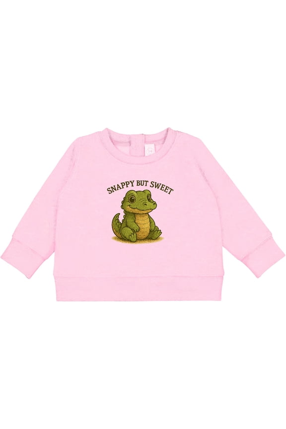 Snappy but Sweet Cute Alligator Baby Sweatshirt