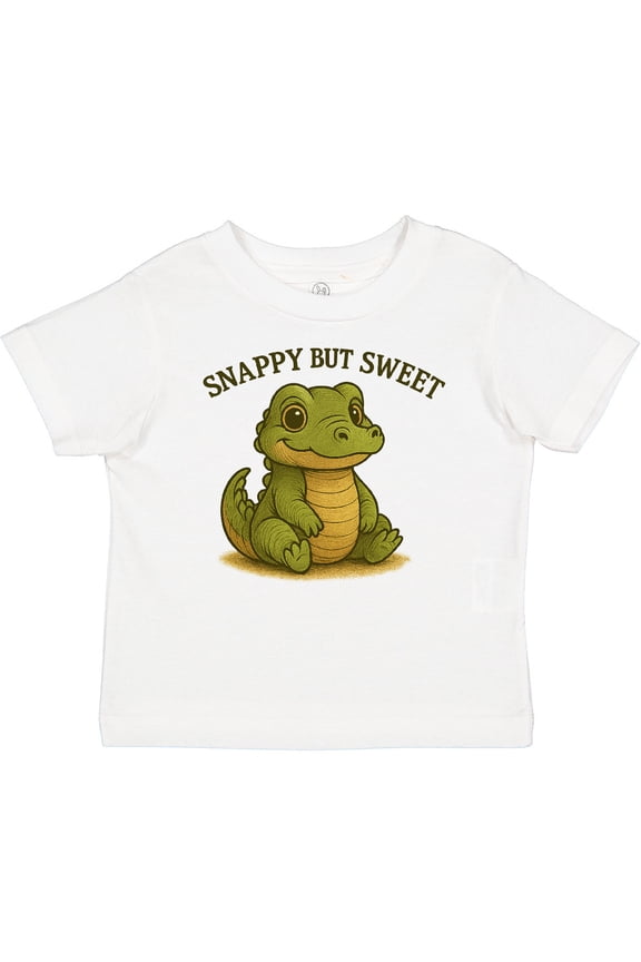 Snappy but Sweet Cute Alligator Boys or Girls Baby T-Shirt