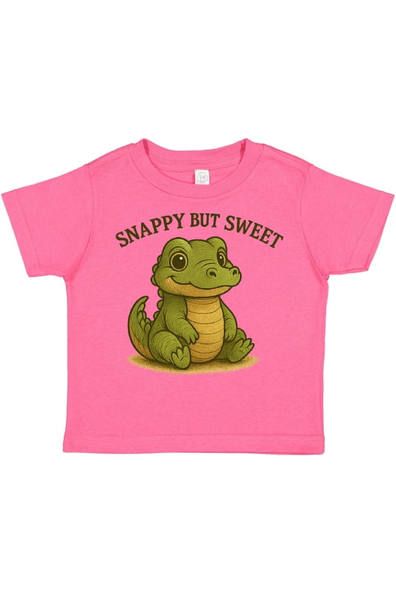 Snappy but Sweet Cute Alligator Boys or Girls Toddler T-Shirt