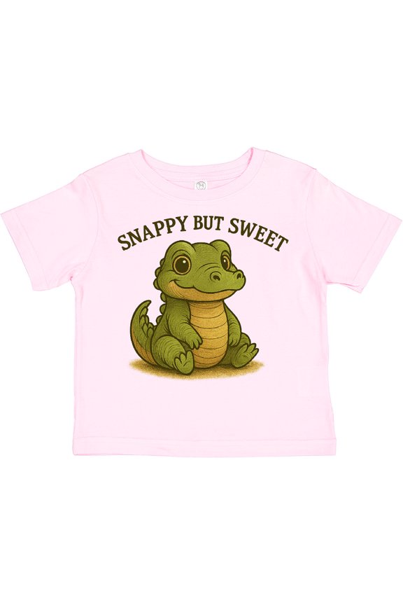 Snappy but Sweet Cute Alligator Boys or Girls Toddler T-Shirt