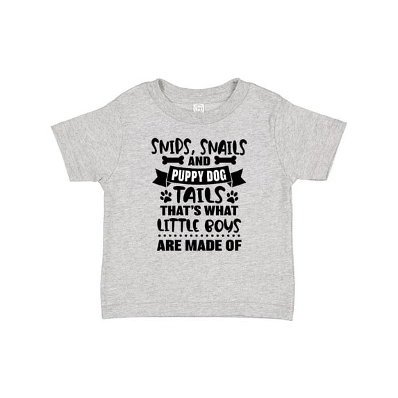 Inktastic Snips Snails and Puppy Dog Tails That's What Little Boys Boys Baby T-Shirt