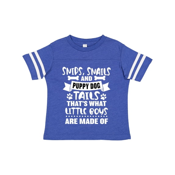 Inktastic Snips Snails and Puppy Dog Tails That's What Little Boys Boys Toddler T-Shirt