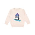thumbnail image 1 of Inktastic Snowboard Penguin Toddler Sweatshirt, 1 of 4