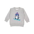 thumbnail image 1 of Inktastic Snowboard Penguin Toddler Sweatshirt, 1 of 4