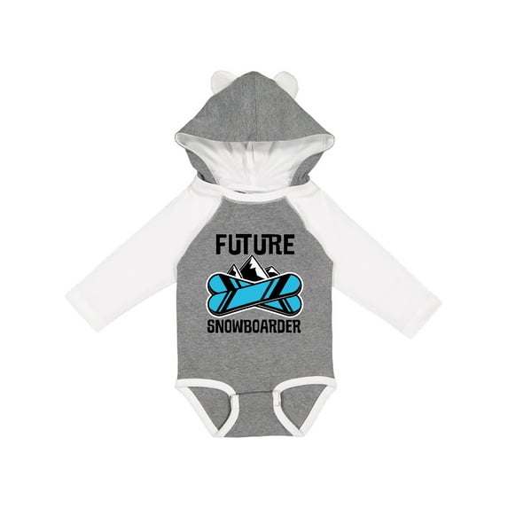 Inktastic Snowboarding Future Snowboarder Boys or Girls Long Sleeve Baby Bodysuit