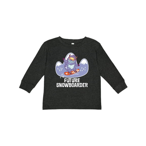 Inktastic Snowboarding Future Snowboarder Boys or Girls Long Sleeve Toddler T-Shirt