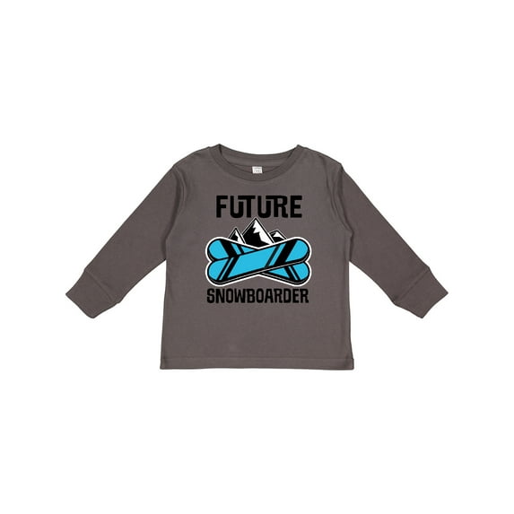 Inktastic Snowboarding Future Snowboarder Boys or Girls Long Sleeve Toddler T-Shirt