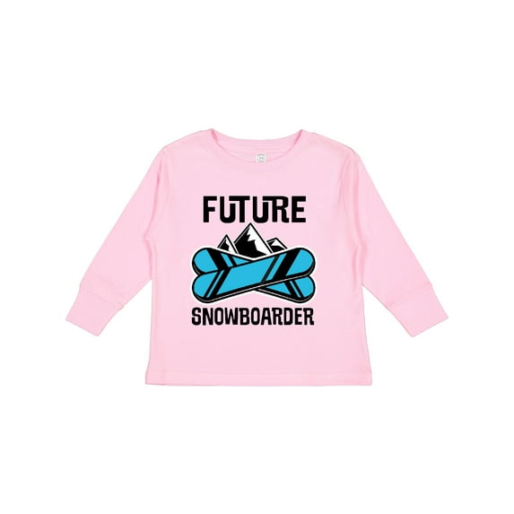 Inktastic Snowboarding Future Snowboarder Boys or Girls Long Sleeve Toddler T-Shirt