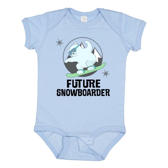 Inktastic Snowboarding Future Snowboarder Childs Boys or Girls Baby Bodysuit