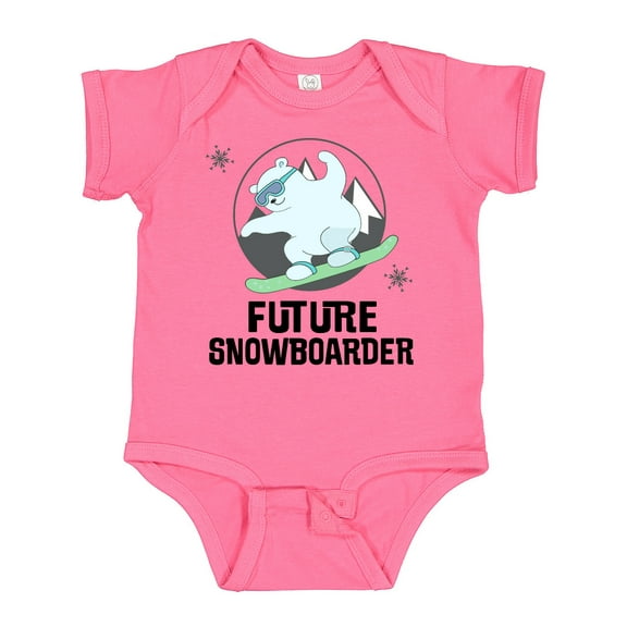 Inktastic Snowboarding Future Snowboarder Childs Boys or Girls Baby Bodysuit