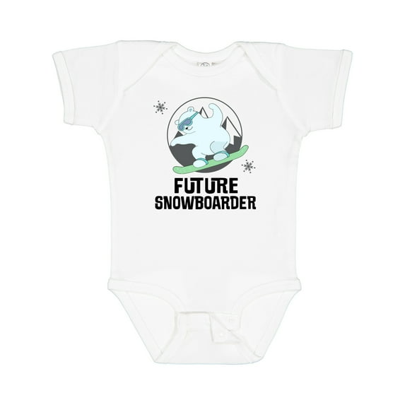 Inktastic Snowboarding Future Snowboarder Childs Boys or Girls Baby Bodysuit