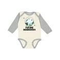 thumbnail image 1 of Inktastic Snowboarding Future Snowboarder Childs Boys or Girls Long Sleeve Baby Bodysuit, 1 of 5
