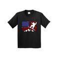 thumbnail image 1 of Inktastic Snowboarding Us Flag Youth T-Shirt, 1 of 5