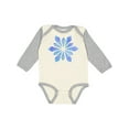 thumbnail image 1 of Inktastic Snowflake crystals diamonds Boys or Girls Long Sleeve Baby Bodysuit, 1 of 5
